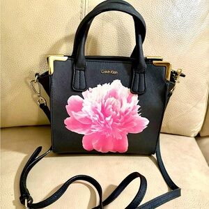 Calvin Klein saffiano cross body bag